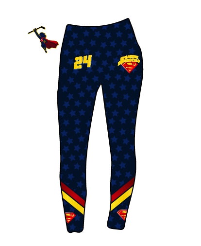 Girls hockey leggings top
