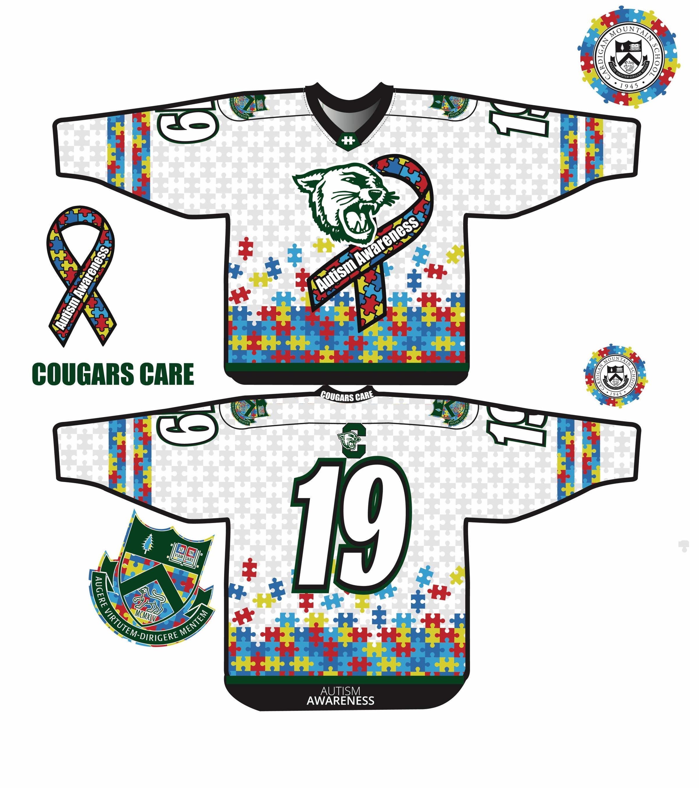 Autism sales hockey jersey